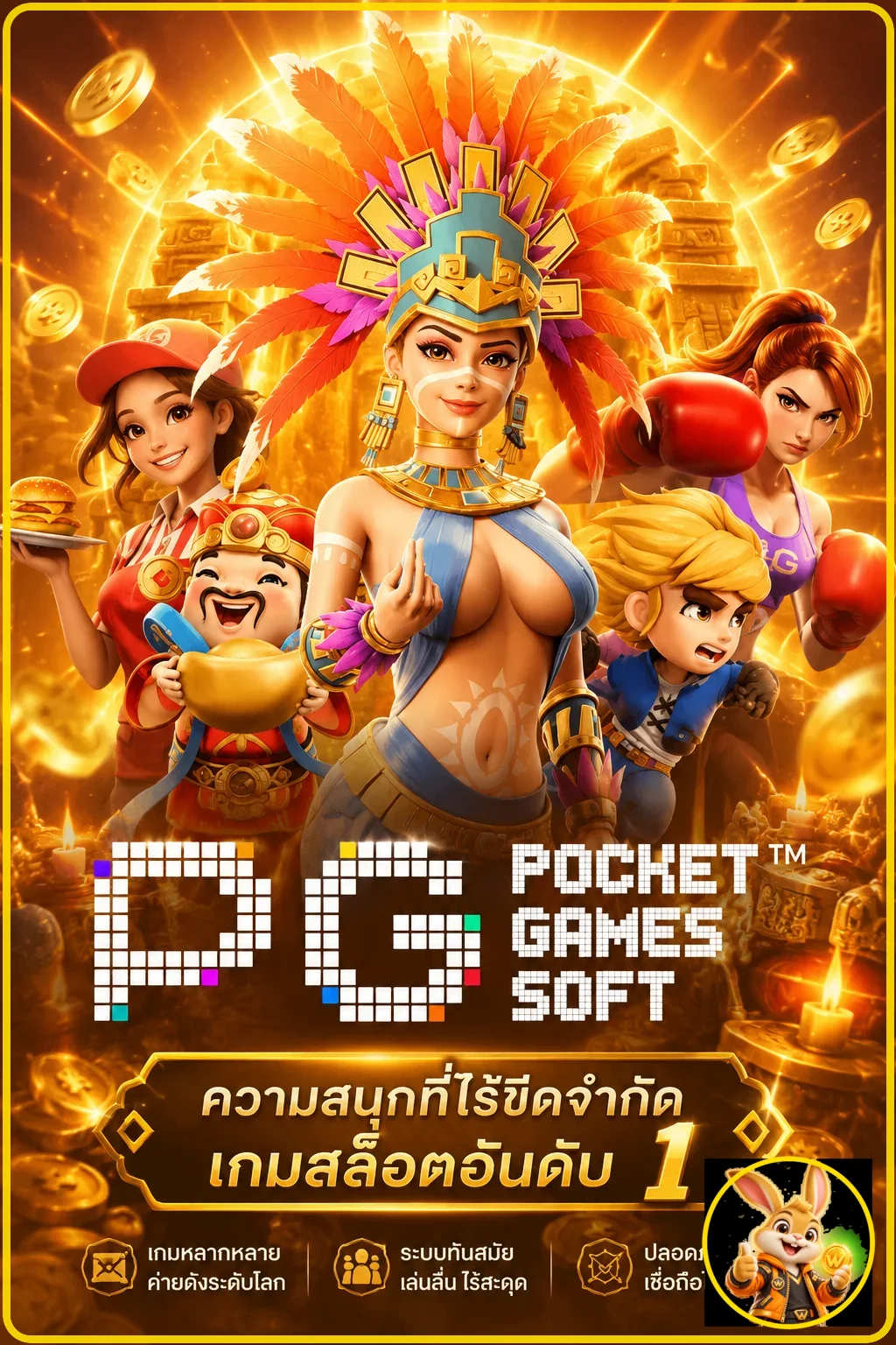 เกมทดลอง PG Soft WASPSPIN